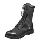 Botas Raptor cuero lona negro