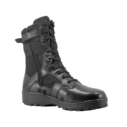 botas militares wilches modelo asalto cuero negro